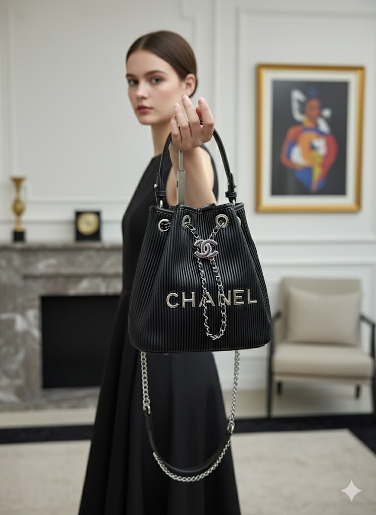 CHANEL Inspired 23CM Women Handbag – Luxury PU Leather Shoulder Bag for Women | Dubai Collection